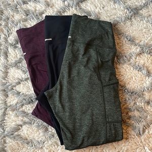 Aerie Chill. Play. Move. Leggings x 3